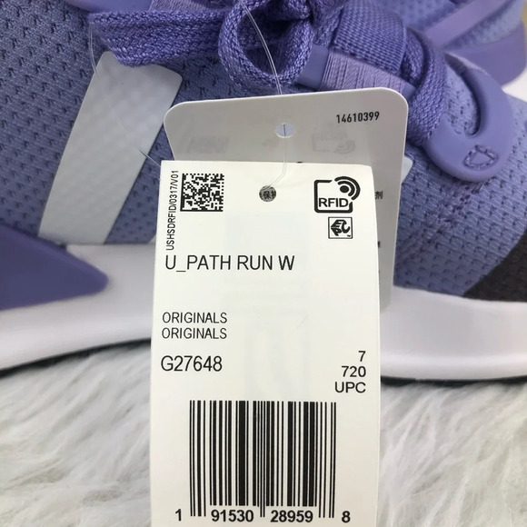 NEW Adidas Originals U_Path Run Light Purple Sneakers - Picture 8 of 9